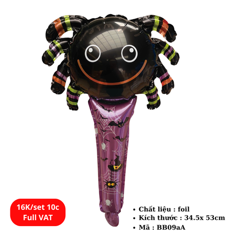Set 10 Bóng bay cầm tay dễ thương cho bé - SKU : BB09aA - (VAT: 011-02-10) - K2-T3-S4