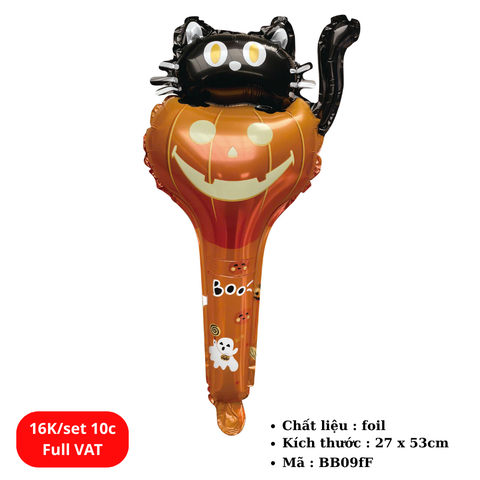 Set 10 Bóng bay cầm tay dễ thương cho bé - SKU : BB09fF - (VAT: 011-02-10) - K2-T3-S9