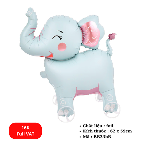 Bóng bay dễ thương có bánh xe dắt bộ cho bé - SKU: BB33bB - (VAT: 011-07-9*) - K3-T1-S6