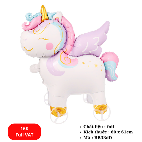 Bóng bay dễ thương có bánh xe dắt bộ cho bé - SKU: BB33dD - (VAT: 011-07-9*) - K3-T1-S8