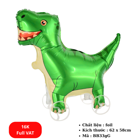 Bóng bay dễ thương có bánh xe dắt bộ cho bé - SKU: BB33gG - (VAT: 011-07-9*) - K3-T1-S11