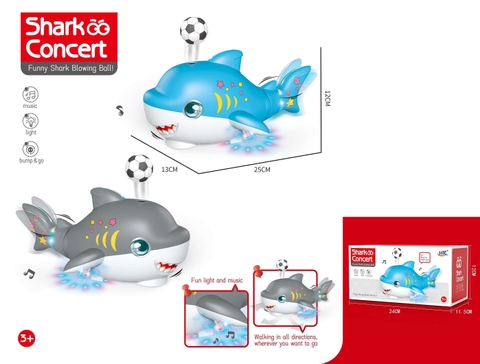Đồ chơi cá mập lắc lư có đèn , nhạc ( ko bao gồm 3pin AA). SKU: DD2502001 ( VAT 008-05-60 ) - K131-T2-S3-4