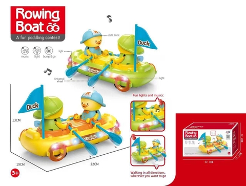 Đồ chơi vịt dễ thường chèo thuyền kayak ( ko bao gồm 3 pin AA) . SKU: DD2504125 ( VAT 008-10-60 ) - K131-T2-S1-2