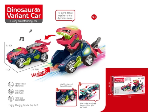 Đồ chơi ô tô khủng long biến hình ( ko bao gồm 3 pin AA) . SKU: DD2509074 ( VAT 008-11-60 ) K128-T2-S11,S12