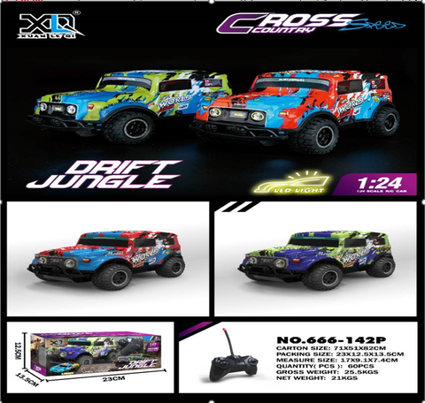 Đồ Chơi Xe Oto Đua Địa Hình Drift Jungle Có Đèn. SKU: DK-666-142P - (VAT 009-02-100) - K132-T4-S10-11