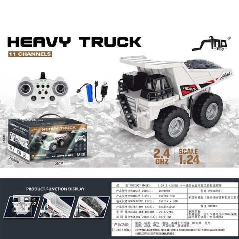 Đồ Chơi Xe Oto Điều Khiển Từ Xa 11 Kênh Heavy Industry Seft-Unloading Car- SKU: DK-QH9008D ( VAT 009-02-150) - T1-K2-T4-S8