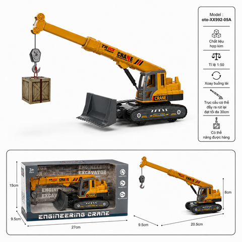 Xe Cẩu Rút - SKU : oto-XX992-05A - ( Vat : 003-01-50 !!! ) - K14-T2-S2