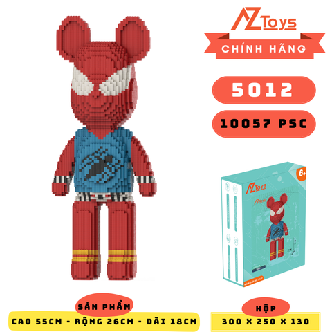 LG - 5012 - Bearbrick Người nhện cao 55cm - Sỉ Lẻ 143k - Sỉ Thùng 135k - Thùng 12 con - Ship từ kho Hà Nội