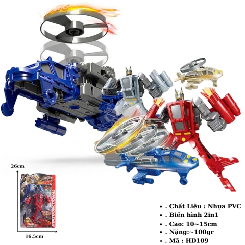 Đồ Chơi Robot Biến Hình Chiến Binh Frisbee (dạng hộp vỉ). SKU: HD109 K92-T1-S8