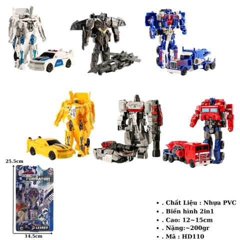 Đồ Chơi Oto Robot Biến Hình (dạng hộp vỉ). SKU: HD110 K82-T1-S5