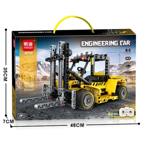 Bộ Lắp Ghép Xe Nâng Hàng Công Nghệ 2.4G Tỷ Lệ 1:24 SKU: LG-8710 (VAT 001-07-125) - K92-T1-S3
