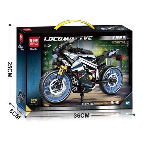 Bộ Lắp Ghép Xe Moto Đua. SKU: LG-K2229 (VAT 001-23-50) K93-T1-S2
