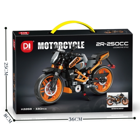 Bộ Lắp Ghép Xe Moto Đua. SKU: LG-K2268 (VAT 001-23-50) - K128-T1-S13