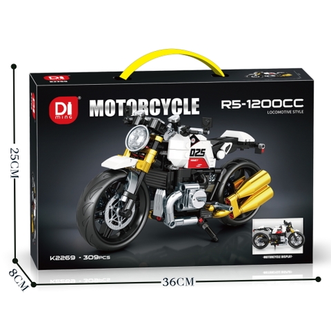 Bộ Lắp Ghép Xe Moto Đua. SKU: LG-K2269 (VAT 001-23-50) - K128-T1-S13