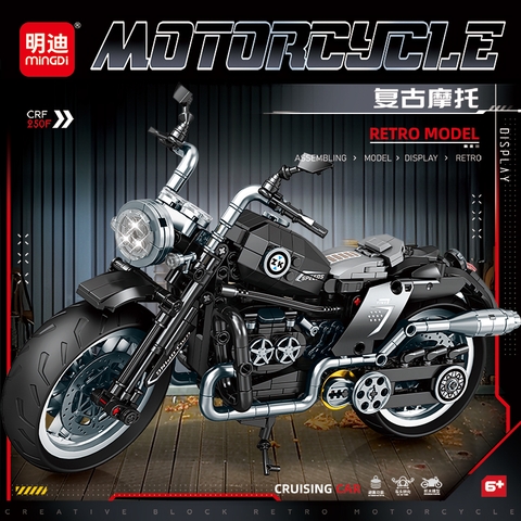 Bộ Lắp Ghép Xe Moto Retro Model. SKU: LG-K2190 (VAT 001-23-150) K111-T1-S11