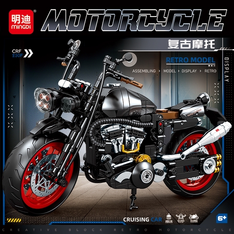 Bộ Lắp Ghép Xe Moto Retro Model. SKU: LG-K2191 (VAT 001-23-150) K99-T1-S4