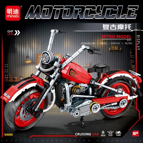 Bộ Lắp Ghép Xe Moto Retro Model. SKU: LG-K2192 (VAT 001-23-150) K99-T1-S4