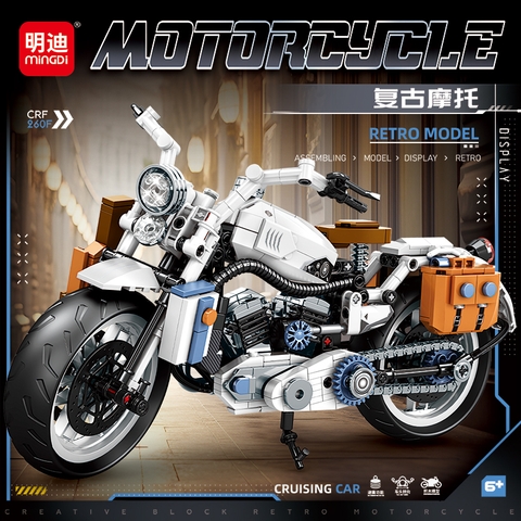 Bộ Lắp Ghép Xe Moto Retro Model. SKU: LG-K2193 (VAT 001-23-150) - K111-T2-S9 - K114-T1-S10
