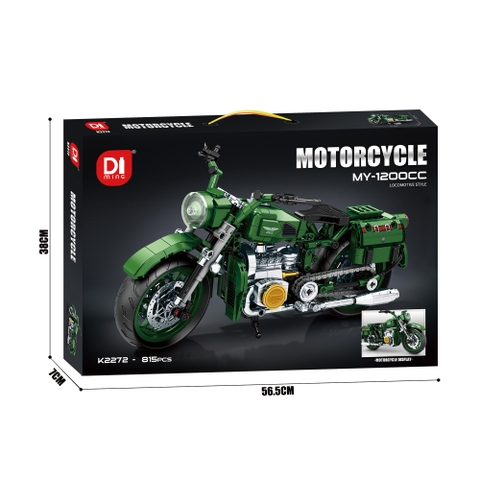 Bộ Lắp Ghép Moto MY-1200CC 815pcs. SKU: LG-K2272 - (VAT 001-23-160) K154-T3-S11-S12