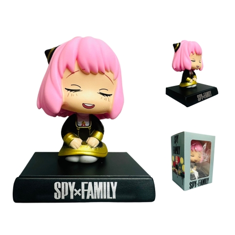 Mô Hình spy family Anya Forger lắc đầu - cao 13cm - ngang 9cm - dọc 7cm - nặng 200gram + Có BOX - SKU: ld2 - (Vat: MH001) - K73-T3-S5