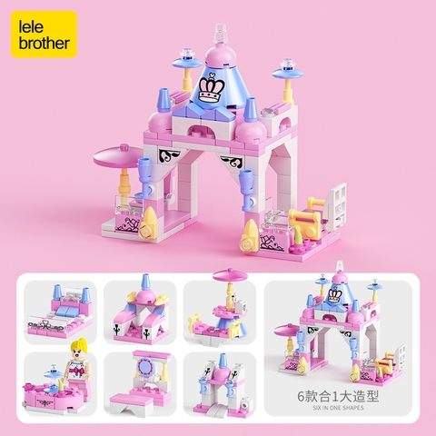 Bộ Lắp Ghép Lâu Đài Mini 6in1 131pcs. SKU: LG-8612-1 (VAT 001-12-20) - K85-T3-S1