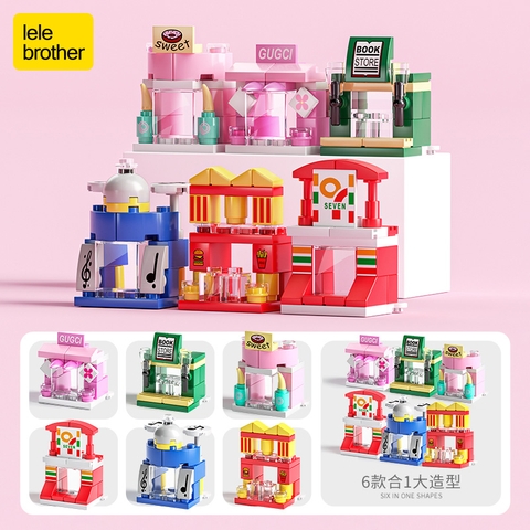 Bộ Lắp Ghép Các Cửa Hàng Đường Phố Mini 137pcs. SKU: LG-8612-4 (VAT 001-11-20) K85-T3-S4