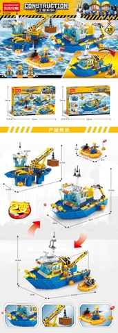 Bộ Lắp Ghép Xe Kỹ Thuật Ngoài Khơi 397pcs. SKU: LG-8720 (VAT 001-12-150) - K83-T1-S7-8