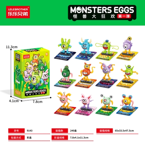 ComBo 12 Blind Box Quái Vật. SKU: LG-9143 (VAT 001-C12-60) K134-T1-S17