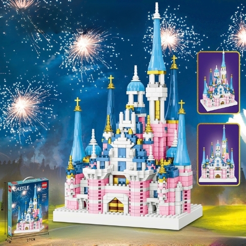 Đồ Chơi Lắp Ghép Lego lâu đài Disney - 1300 hạt - Full Box - Sku : LG-CT32047