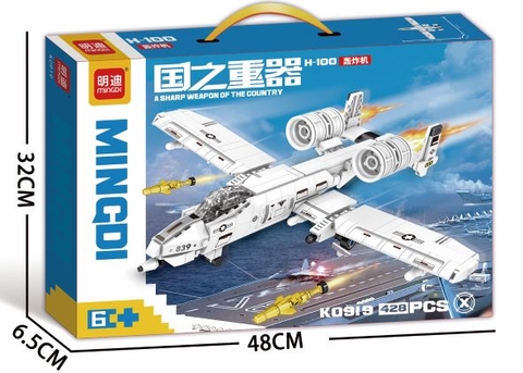 Bộ Lắp Ghép Máy Bay Quân Sự 428pcs. SKU: LG-K0919 - (VAT 001-22-80) K152-T1-S10