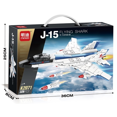 Bộ Lắp Ghép Máy Bay Quân Sự J-15 Flying Shark 328pcs. SKU: LG-K2071 - (VAT 001-22-60) - K153-T1-S11,12,13