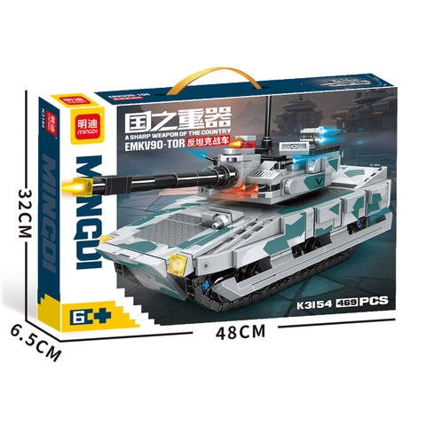 Bộ Lắp Ghép Xe Tăng Chiến Đấu 469pcs. SKU: LG-K3154 - (VAT 001-22-90) - K124-T1-S5