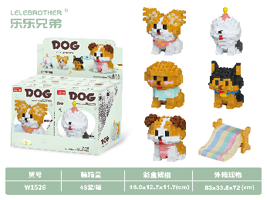 Đồ Chơi Lắp Ghép Lego bộ 6 Cún Yêu - Full Box - sku : LG-W1526 ( VAT 001-C6-30 ) - K91-T1-S7-8