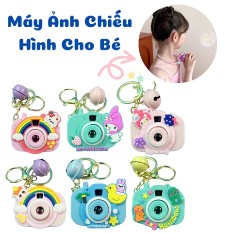 móc khóa máy ảnh kuromi nhiều màu - có thể chiếu sáng - cao 5.8cm dài : 5.4cm - nặng : 50gram - boc túi - SKU: moc235 - (Vat: MK001) -  K78-T1-S6