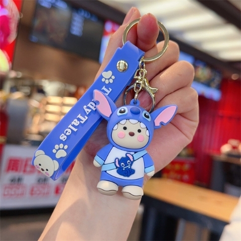 Móc Khóa gấu cosplay doremon - Dài 5cm - Rộng 4cm - Nặng 50gram - SKU : moc292