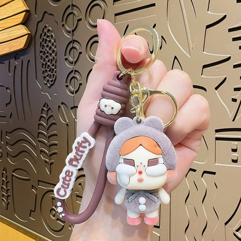 Móc Khóa baby cry màu nâu đậm - Dây móc dài : 10cm - Mô Hình Cao : 6cm - Nặng : 50gram - No Box : bọc túi OPP K76-T3-S1