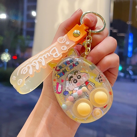 Móc Khóa Bấm shin màu vàng - Dài 7.7cm , Rộng 4.7cm - Nặng 50gram - SKU : moc287d K77-T8-S9