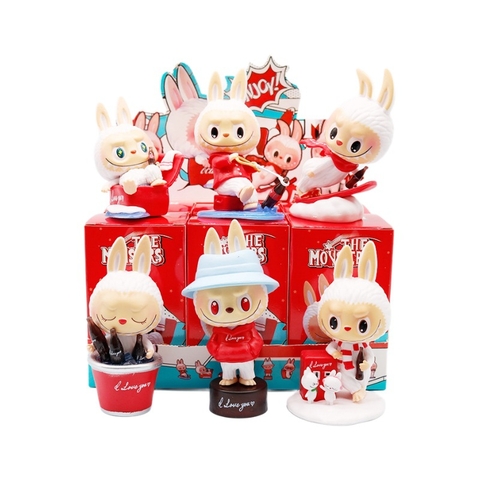 ( Giá 1 con - Bộ 6 con - Đặt Số Lượng 6 ) - Hàng Cao Cấp - Mô hình labubu bộ 6 labubu cocacola blind box - cao 10cm - Nặng 300gram - Bọc Túi - Hộp Màu -(VAT : G873-78)- K24-T1-S2