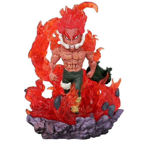 Mô hình Naruto Guy bát môn độn giáp Chibi - Cao 11cm - rộng 8cm - nặng 160gram - Figure Naruto - có hộp màu