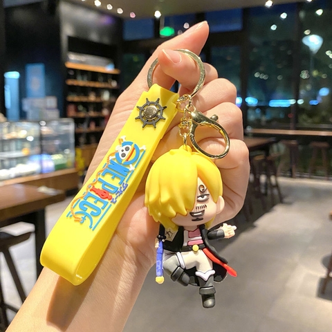 Móc Khóa Sanji siêu đẹp . Dây móc dài : 10cm - Mô Hình Cao : 6cm - Nặng 50gram - SKU: moc272e - (Vat: MK001) - K75-T1-S6