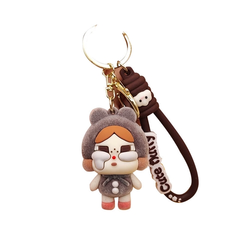 Móc Khóa baby cry màu nâu đậm - Dây móc dài : 10cm - Mô Hình Cao : 6cm - Nặng : 50gram - No Box : bọc túi OPP - SKU: moc254b - (Vat: MK001) - K76-T3-S1