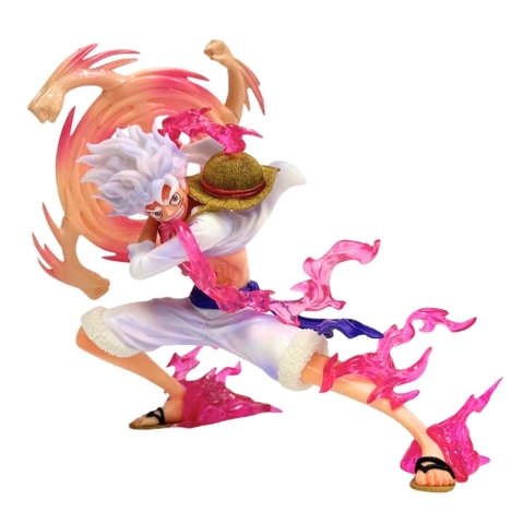 Mô Hình OnePiece luffy gear 5 xoay tay - cao 19cm - nặng 350gram - Figure One Piece - No Box - (VAT 002-01-80) -  E-4