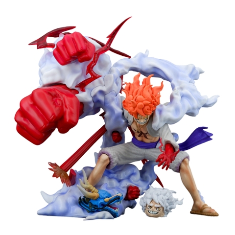 Mô hình One Piece Luffy gear 5 nika chiến đấu siêu đẹp cao :27cm , nặng 1.5 kg - SKU : op335 (VAT: 002-01-90) - K154-T4-S16