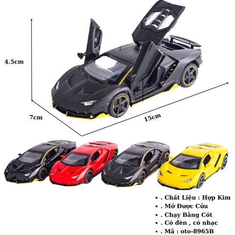 Xe Ô tô hợp kim tỉ lệ 1:32 - SKU : oto-8965B ( VAT: 003-01-70 )