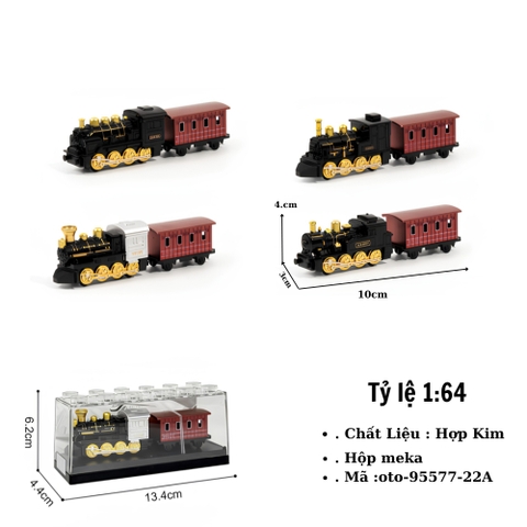 Mô hình tàu hỏa đầu kéo trong hộp meca - SKU: oto-95577-22A ( VAT : 003-06-20 ) - K157-T2-S5