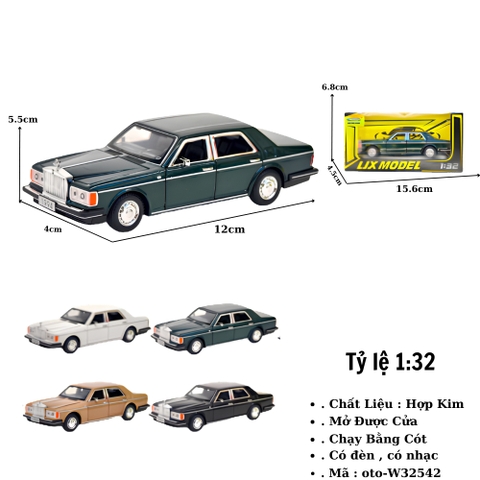 Mô hình xe ô tô hợp kim cao cấp tỉ lệ 1:32 - SKU : oto-W32542 ( VAT : 003-01-100 )
