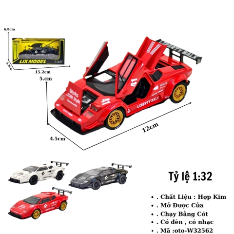 Mô hình xe ô tô hợp kim tỉ lệ 1:32 - SKU : oto-W32562 ( VAT : 003-01-100 )