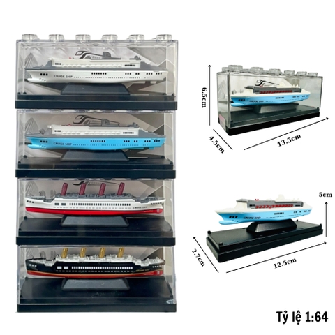 Mô Hình Tàu thuyền tỉ lệ 1:64 chất liệu bằng hợp kim mã SKU : oto-YM905236 - ( VAT : 003-05-20 ) T1-K1-t3-s9,10,11,12