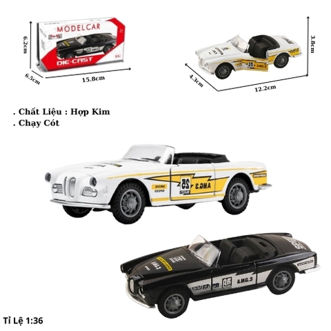 Mô Hình Xe oto die-cast​​​​​​​ , tỉ lệ 1:36 - Dài 12.2cm - rộng 4.3cm - cao 3.8cm - SKU : oto-YM982838