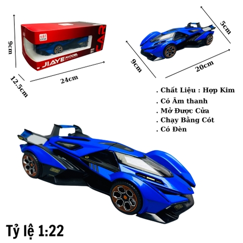 Mô Hình Xe ferrari F1 xanh dương 1:22 Hợp kim - Có tiếng - đèn pha sáng - Dài 20cm - rộng 9cm - cao 5cm - nặng ~ 700gram - FULL BOX : box màu SKU : oto216 - (VAT: 003-01-180) - K67-T5-S1